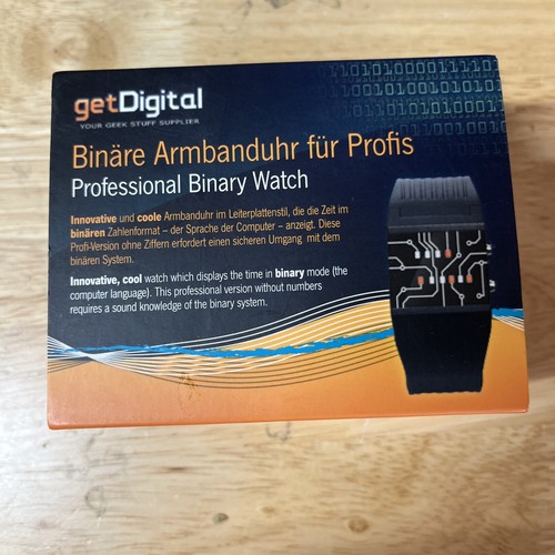 Getdigital binary wrist watch - binary,