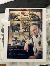 Signed Ray Harryhausen gold