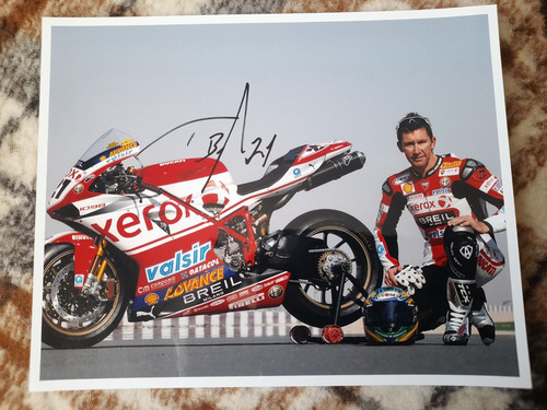 Troy bayliss signed ducati - bayliss,