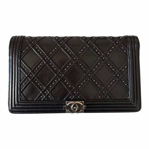 Chanel black lambskin - chanel, paris