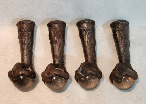 Antique cast iron claw - iron, and