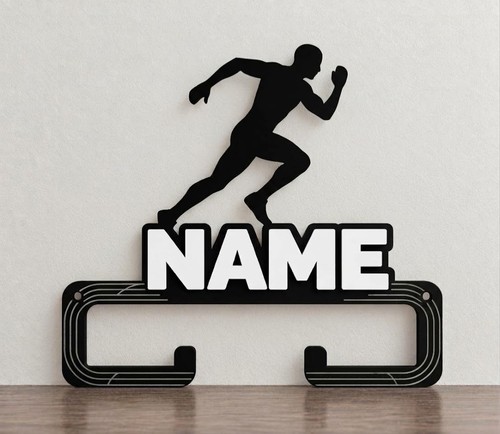 Personalised running medal - personalised,