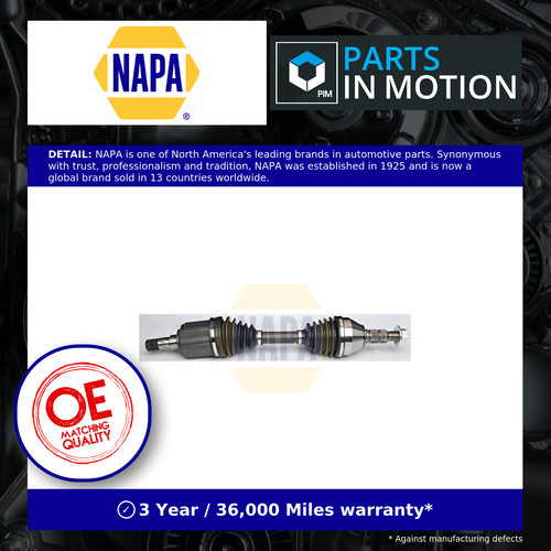 Drive shaft fits - fits, vauxhall