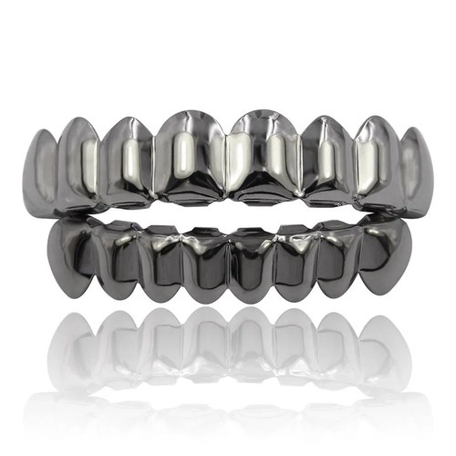 Gold grillz glossy finish - -,