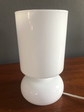Vintage White Glass Ikea Lykta