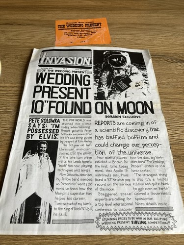 The wedding present programme - present,