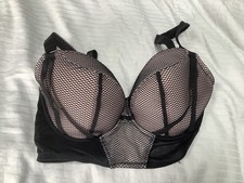 CURVY KATE Size 30FF Women's Black Underwired Padded Balcony Bra. New