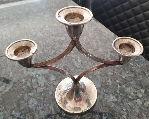 Vintage stick candle holder - vintage,
