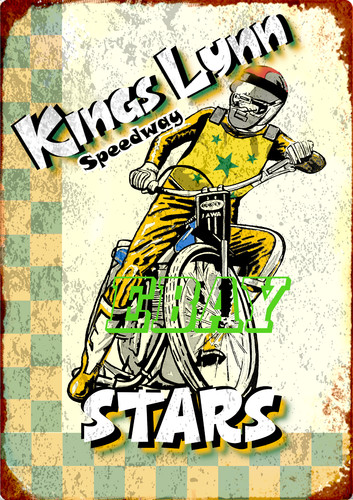 Kings lynn speedway glossy - kings, a4