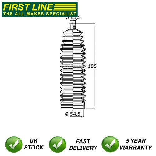Steering rack boot - rack, set