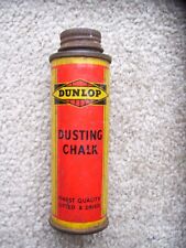 VINTAGE DUNLOP CHALK DUSTING TIN-VGC.