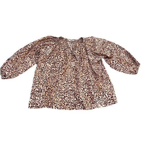 Tucker brown silk blouse - silk,