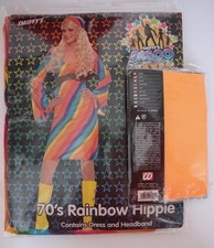 Ladies Rainbow Hippy Costume