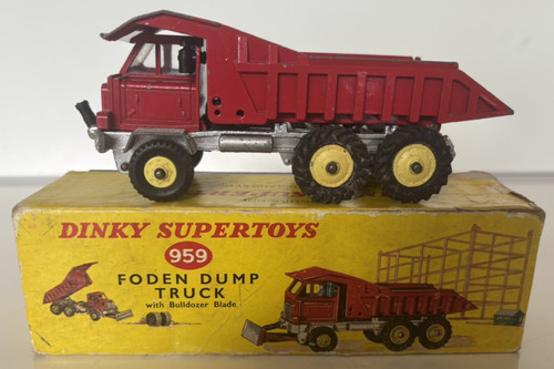 Dinky 959 foden dump - dump, truck
