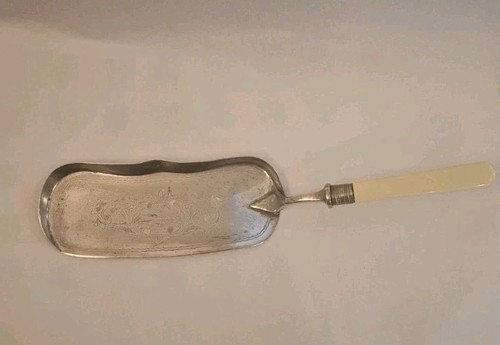 Silver pllated crumb scoop - pllated,