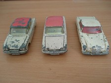 3 Corgi Toys Cars - Ford Consul Classic 315 (234) & Mercedes Benz 220 SE