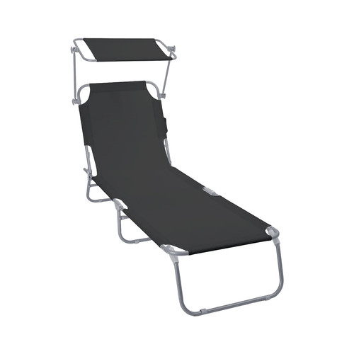Vounot folding sun lounger - folding,