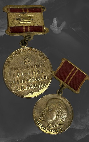 Vintage soviet jubilee medal - vintage,