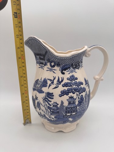 10in tall blue white - *10in,