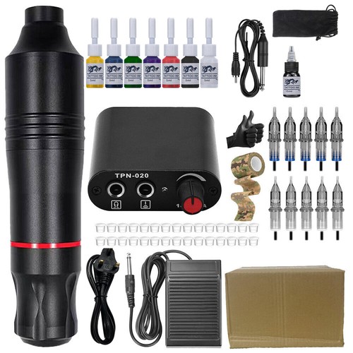 Complete tattoo kit motor - tattoo, pen