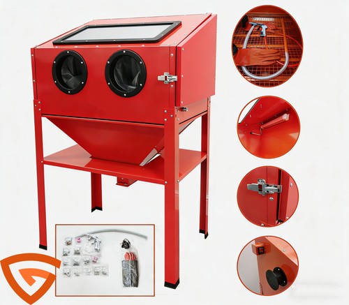 Sand blasting cabinet 220l - blasting,