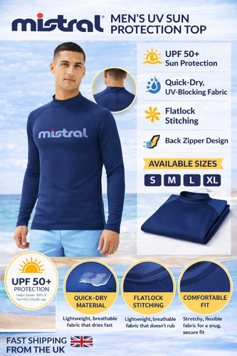 Men rash guard long - men’s, uv