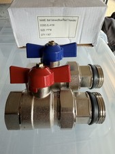 1” Ball Valve Set for