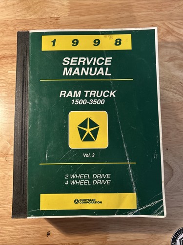 1998 ram truck service manual - 1998,