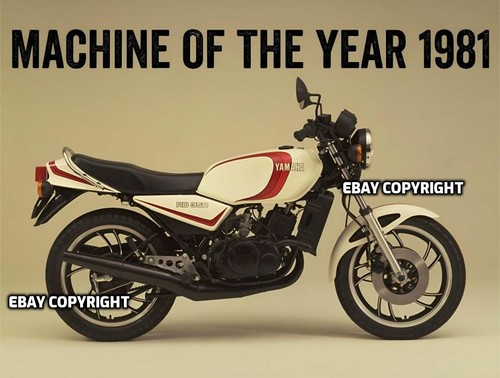Yamaha rd350lc 1981 poster - yamaha,