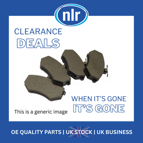 Golf front brake pads set - golf,