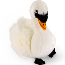 Swan approx 23cm, stuffed animal, plush toy