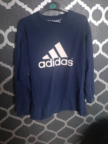 Vintage oversized adidas navy - oversized,