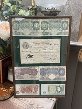 Framed 1951 bank - of, england