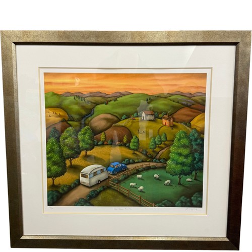 Framed print the - print, road