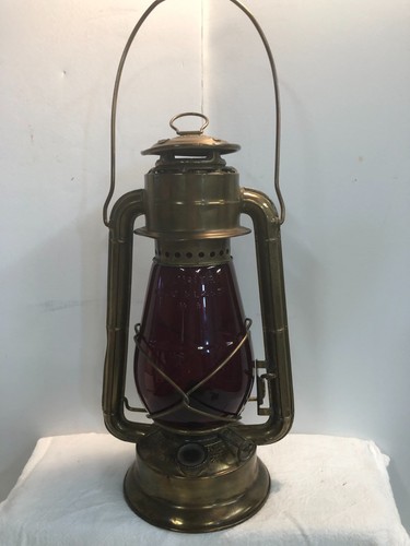 Dietz rare brass red - rare, globe