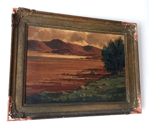 Mid century oil lough - oil,