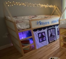 IKEA Kura Bed Curtains - Blue
