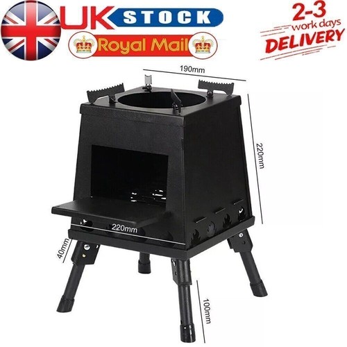 Outdoor wood burning stove - wood,