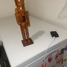 Plain Wooden Nutcracker 38cm