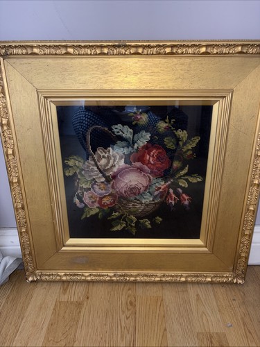 Vintage tapestry needlepoint - vintage,
