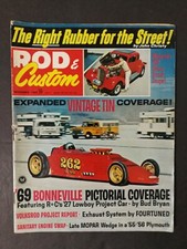 Rod & Custom Magazine November 1969 Bonneville - Volksrod - Vintage Tin - 223