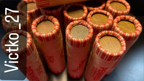 Lincoln wheat cent rolls - lincoln,