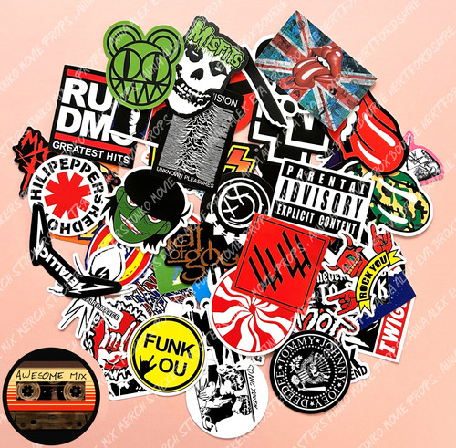 Rock scrapbook stickers - scrapbook,