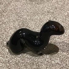 Murano Brown Glass Otter