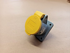 Lewden Palazzoli 431611LW 16Amp 3 Pin 110v Wall Mount Socket