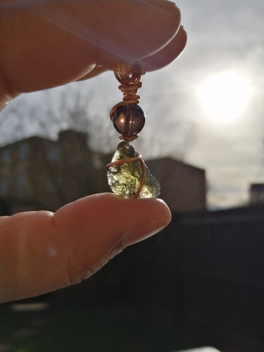 Genuine petite moldavite - petite,