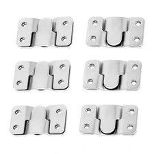 12x Stainless Steel Hidden