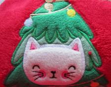 CAT IN A CHRISTMAS TREE FLEECE PYJAMAS AGE 6-7 YRS IDEAL CHRISTMAS GIFT