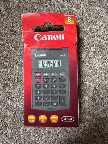 Canon handheld calculator - as-8,
