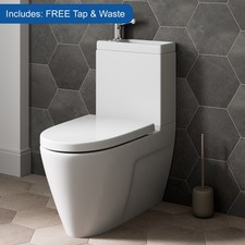 2 in 1 Close Coupled Toilet &
